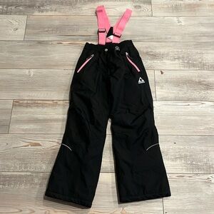 NWOT Girls Suspenders Snow Pants